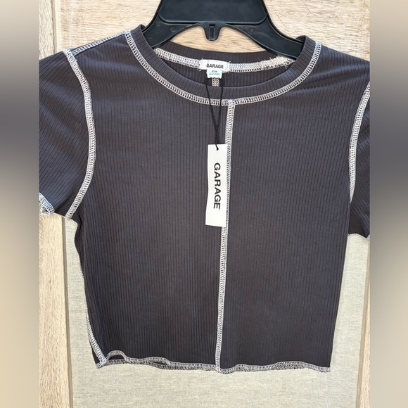 Garage Reverse Stitch Baby Tee NWT 🌺5 for $30 - Picture 2 of 8